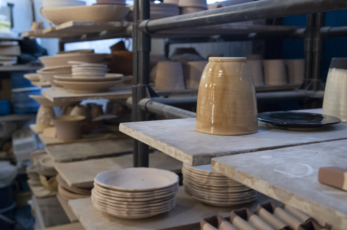 陶房マルヨウ 制作途中の陶器の写真